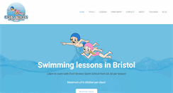Desktop Screenshot of firststrokesswimschool.co.uk